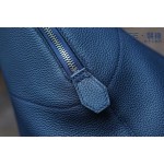 Full hand-stitched Bolide bowling shark bag, original togo cowhide 45cm handbag